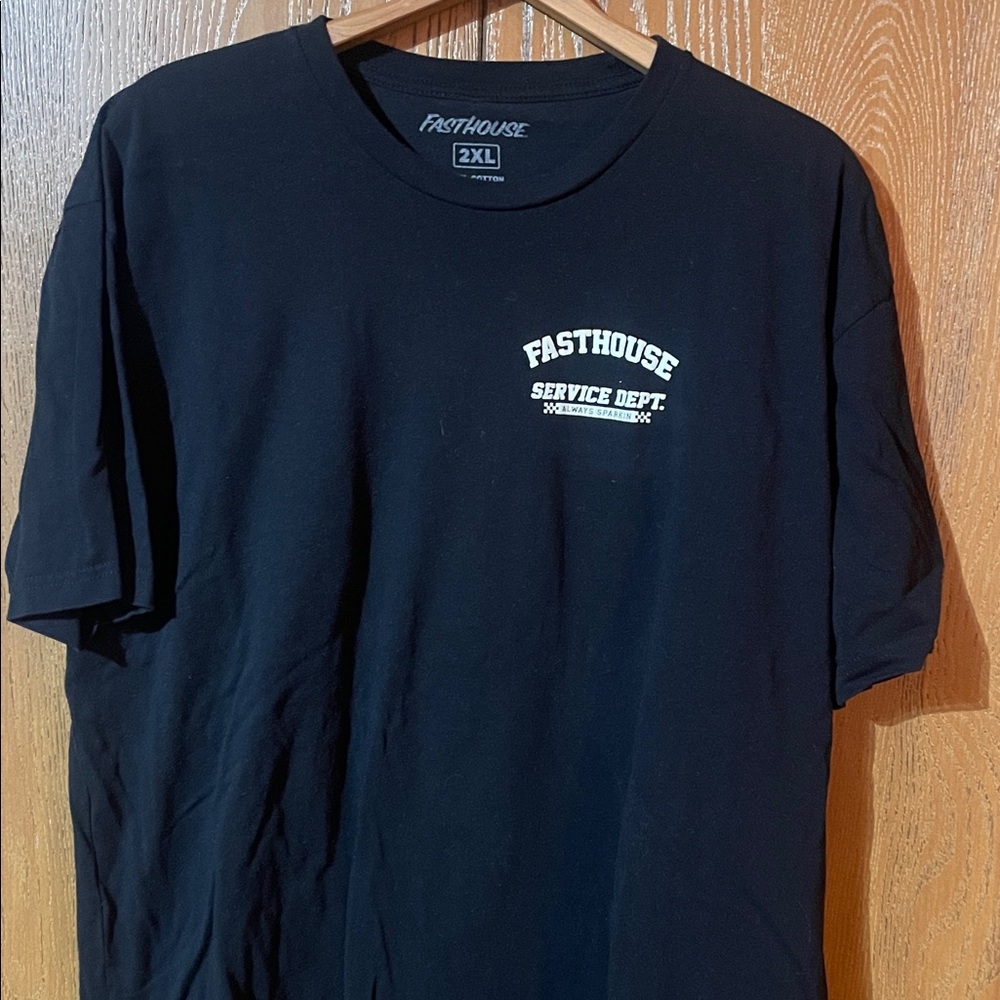 Fasthouse - Service DEPT. Black Men's T-Shirt - Picture 2 of 6